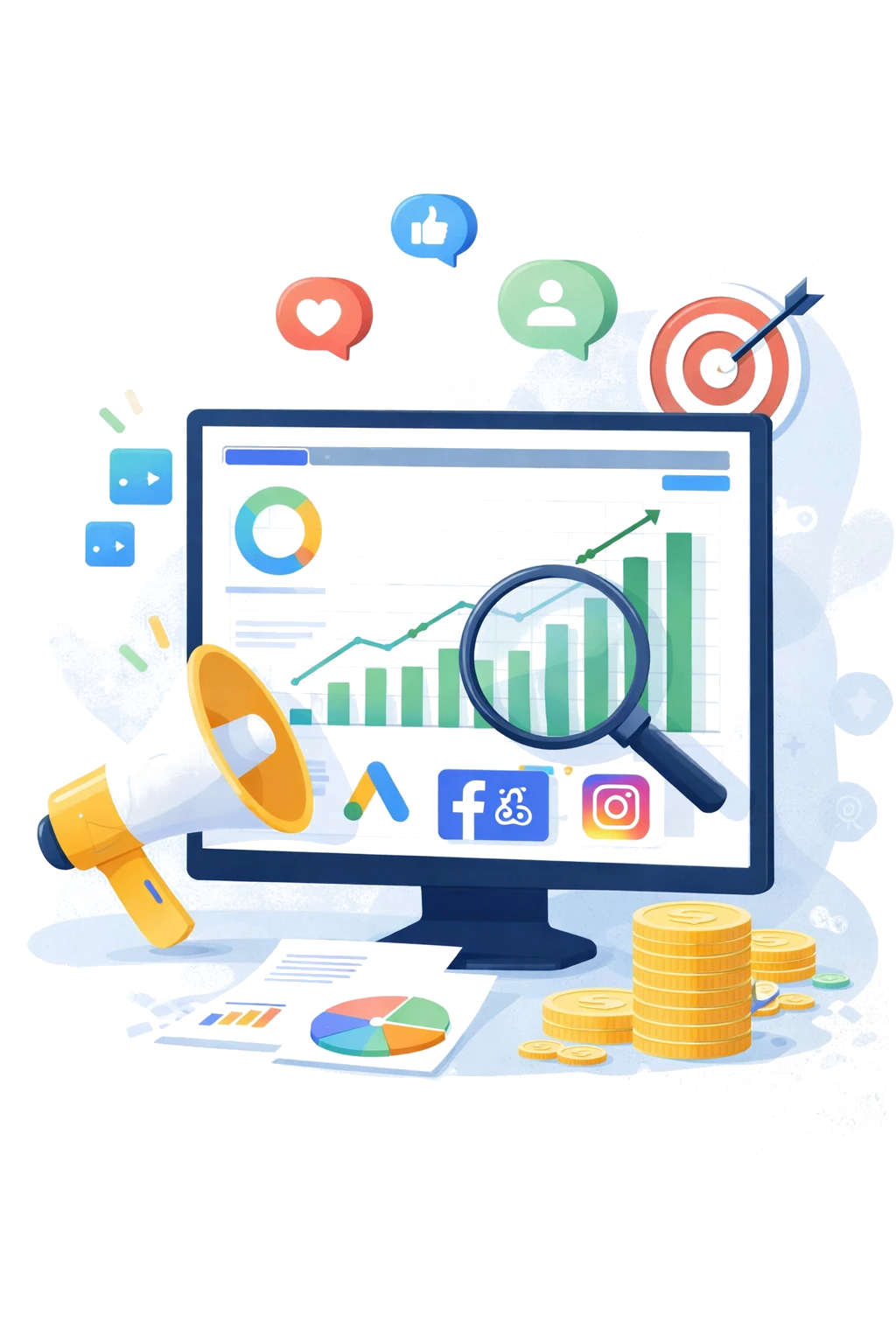 Strategia advertising per aumentare traffico qualificato, contatti e conversioni