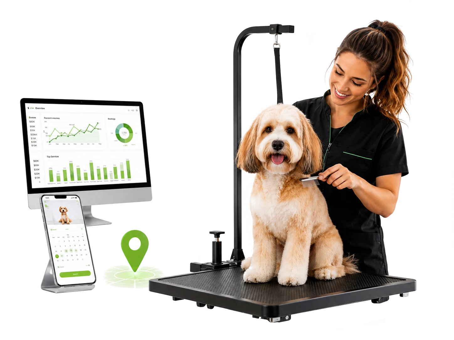 Marketing per toelettature, saloni per cani e attività pet locali con visibilità su Google