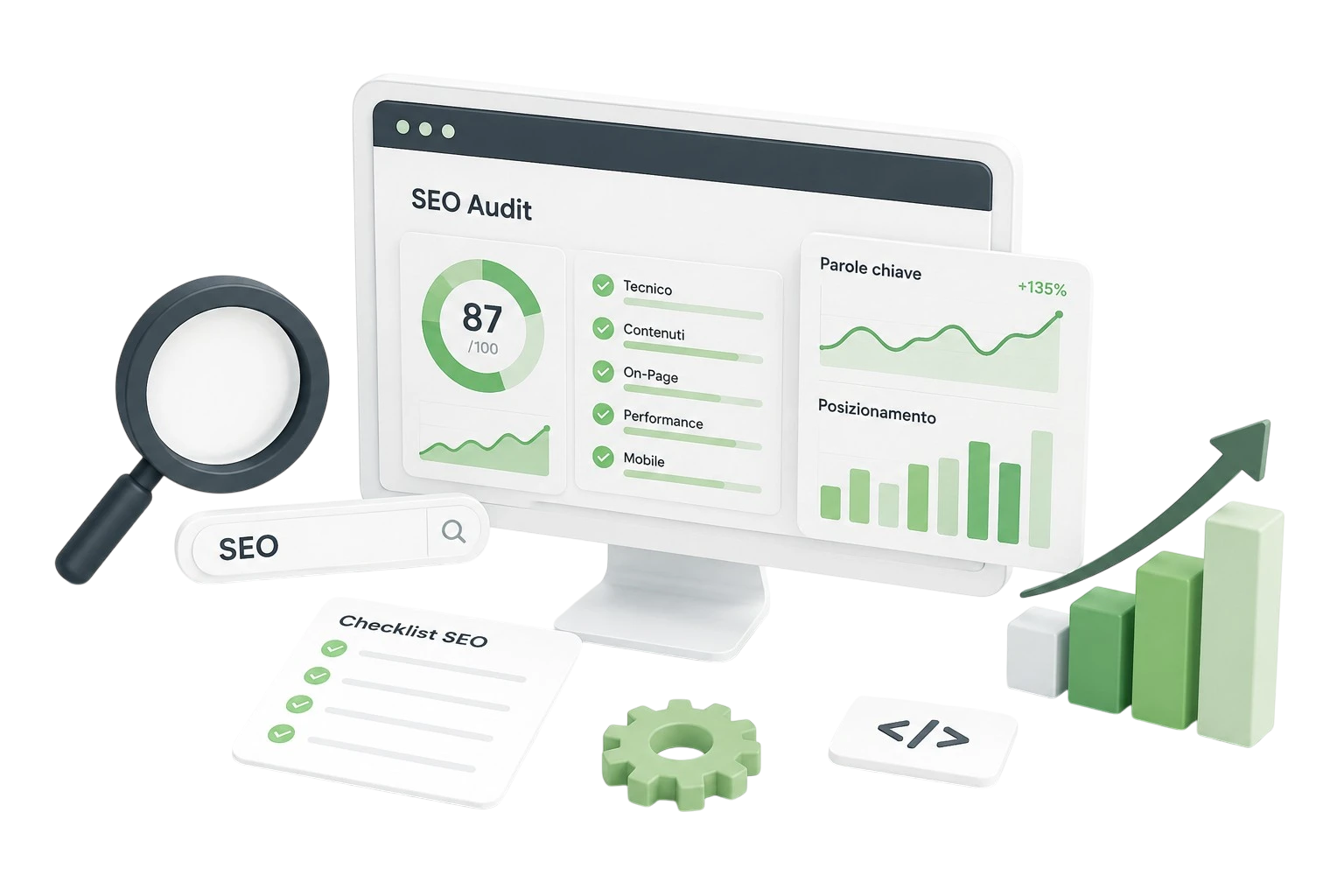 Audit tecnico e analisi SEO On-Page del sito